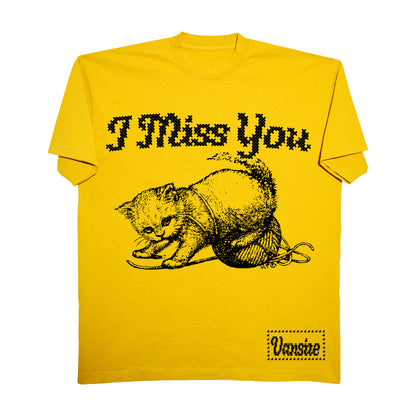 I Miss You Shirt (Yellow)