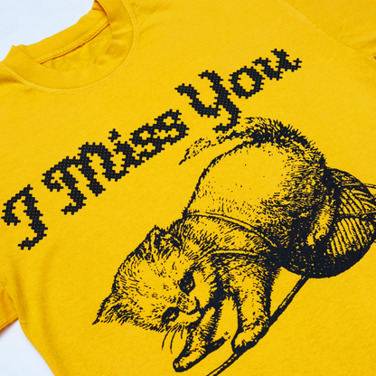 I Miss You Shirt (Yellow)